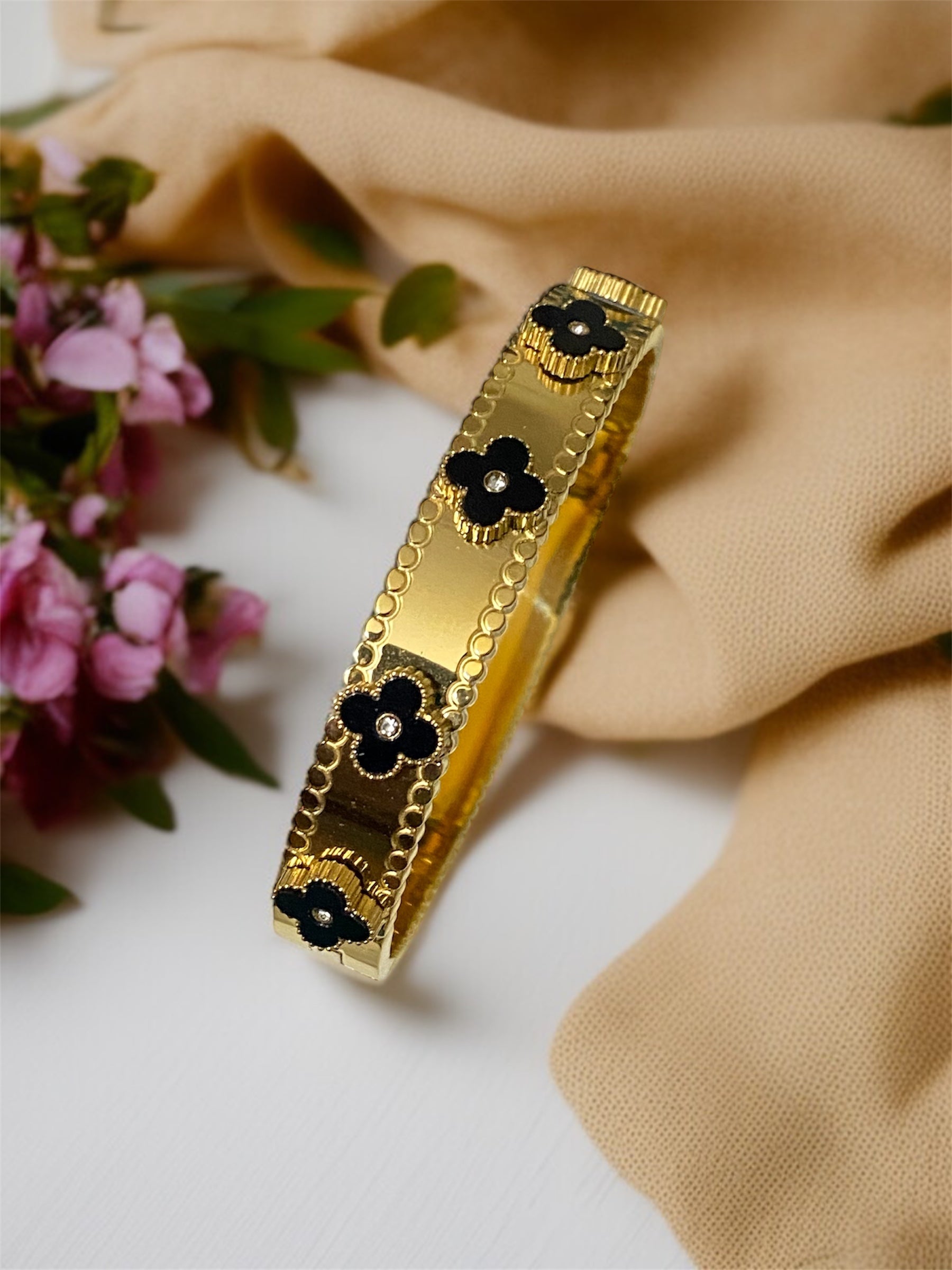 Elegant Anti-Tarnish Gold-Plated Bracelet for Women | Skin-Friendly | Long-Lasting Shine | Lightweight